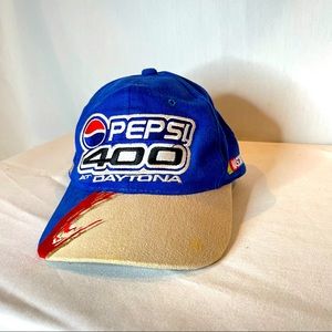 DAYTONA Speedway 400 Pepsi Champion 1999 NASCAR Hat Red/White/Blue Embroidery